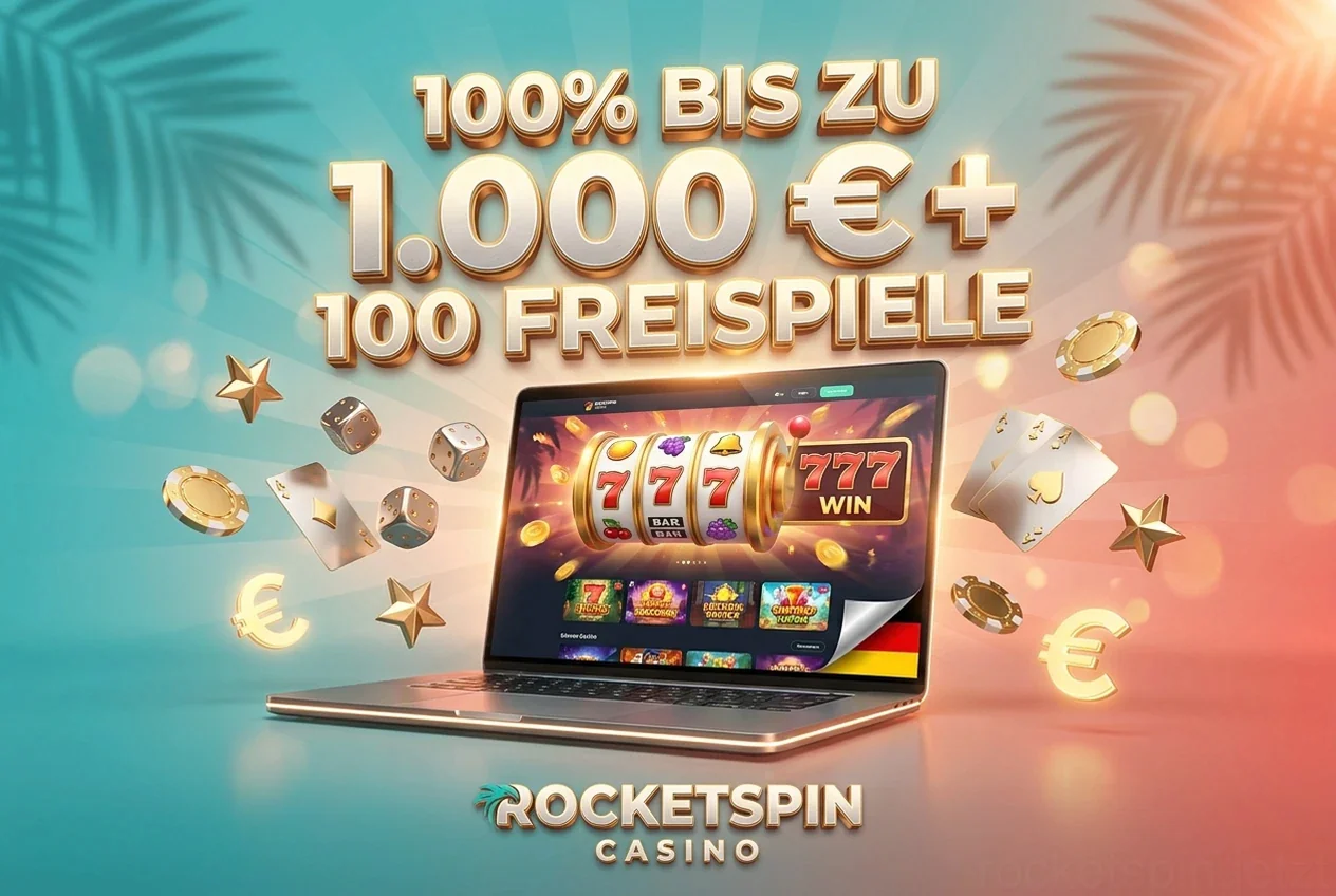 100% BIS ZU 1.000 €+ 100 FREISPIELE