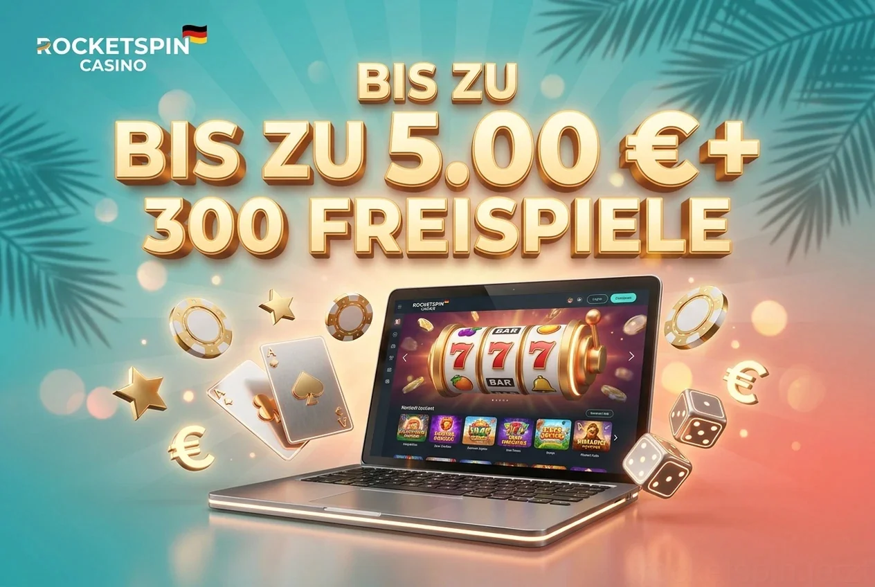 BIS ZU 5.000 €+ 300 FREISPIELE